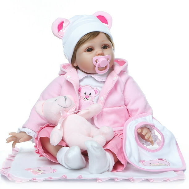 Silicone Flexible Durable Lifelike Baby Doll Simulation Girl Doll for Baby Infant Silicone Flexible Durable Lifelike Baby Doll Simulation Girl Doll for Baby Infant